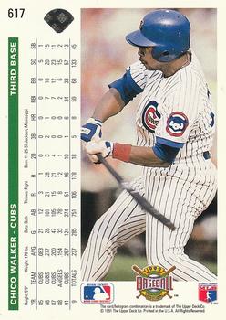 Chico Walker  baseball card collectible - Main Image 2