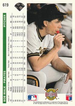 Bob Walk  baseball card collectible - Main Image 2