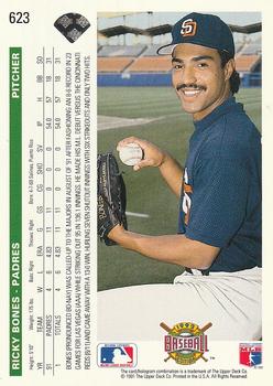 Ricky Bones  baseball card collectible - Main Image 2