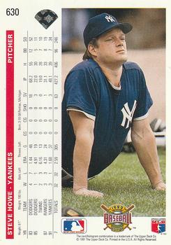 Steve Howe  baseball card collectible - Main Image 2