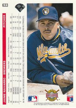 Jaime Navarro  baseball card collectible - Main Image 2