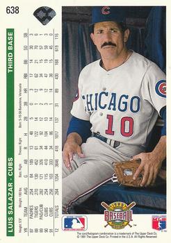 Luis Salazar  baseball card collectible - Main Image 2