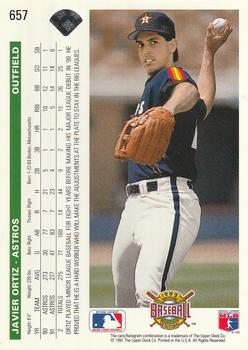Javier Ortiz  baseball card collectible - Main Image 2