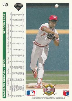 Mariano Duncan  baseball card collectible - Main Image 2