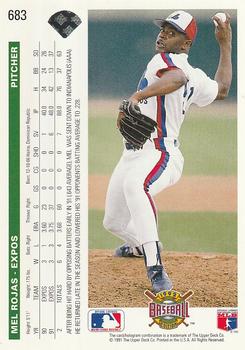 Mel Rojas  baseball card collectible - Main Image 2