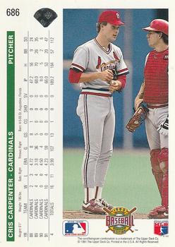 Cris Carpenter  baseball card collectible - Main Image 2