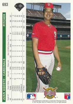Juan Agosto  baseball card collectible - Main Image 2