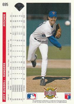 Jeff Russell  baseball card collectible - Main Image 2