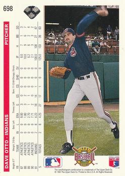 Dave Otto  baseball card collectible - Main Image 2