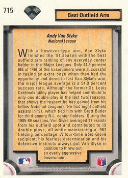 Andy Van Slyke  baseball card collectible - Main Image 2