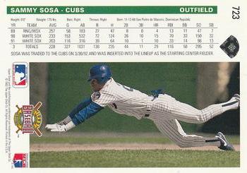 Sammy Sosa  baseball card collectible - Main Image 2