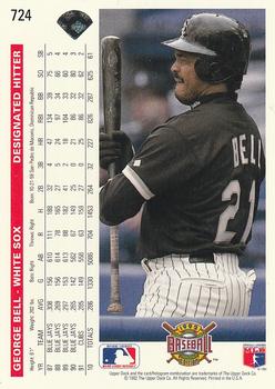 George Bell  baseball card collectible - Main Image 2