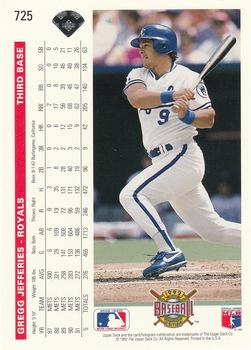 Gregg Jefferies  baseball card collectible - Main Image 2