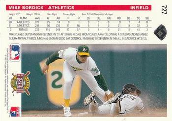 Mike Bordick  baseball card collectible - Main Image 2