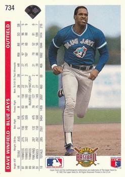 Dave Winfield  baseball card collectible - Main Image 2