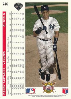 Danny Tartabull  baseball card collectible - Main Image 2