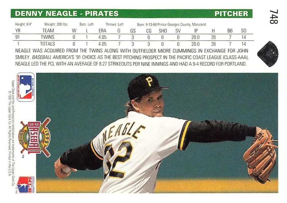 Denny Neagle  baseball card collectible - Main Image 2
