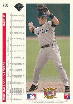 Mike Gallego  baseball card collectible - Main Image 2