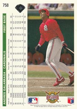 Andres Galarraga  baseball card collectible - Main Image 2