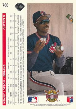 Kenny Lofton  baseball card collectible - Main Image 2