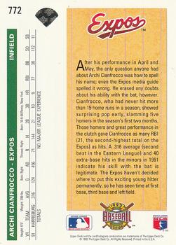 Archi Cianfrocco  baseball card collectible - Main Image 2