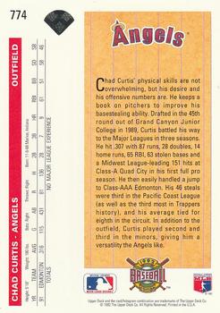 Chad Curtis  baseball card collectible - Main Image 2