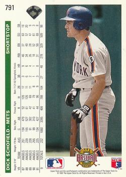 Dick Schofield  baseball card collectible - Main Image 2