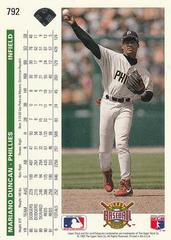 Mariano Duncan  baseball card collectible - Main Image 2