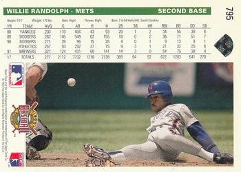 Willie Randolph  baseball card collectible - Main Image 2