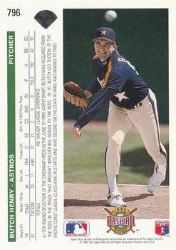 Butch Henry  baseball card collectible - Main Image 2