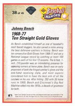 Johnny Bench  baseball card collectible - Main Image 2