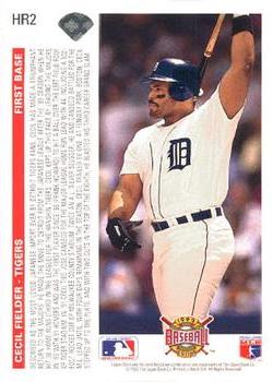 Cecil Fielder  baseball card collectible - Main Image 2