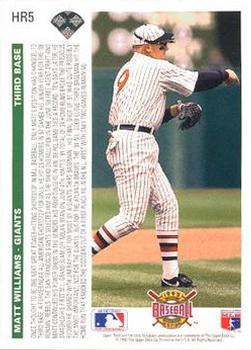 Matt Williams  baseball card collectible - Main Image 2