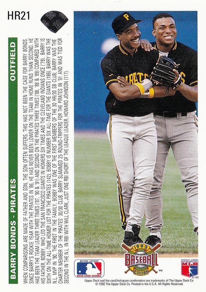 Barry Bonds  baseball card collectible - Main Image 2