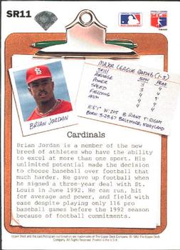 Brian Jordan  baseball card collectible - Main Image 2
