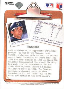 Andy Stankiewicz  baseball card collectible - Main Image 2