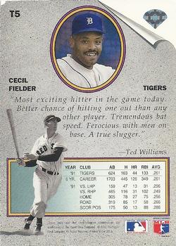 Cecil Fielder  baseball card collectible - Main Image 2