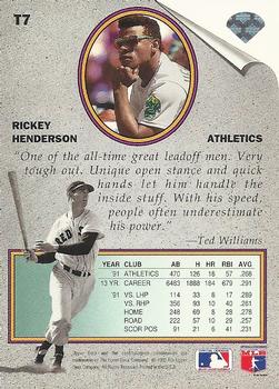 Rickey Henderson  baseball card collectible - Main Image 2