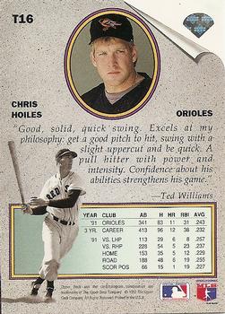 Chris Hoiles  baseball card collectible - Main Image 2