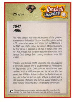 Ted Williams  baseball card collectible - Main Image 2