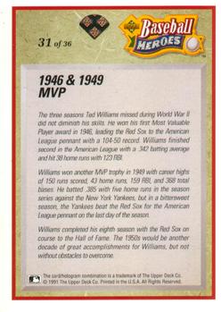 Ted Williams  baseball card collectible - Main Image 2