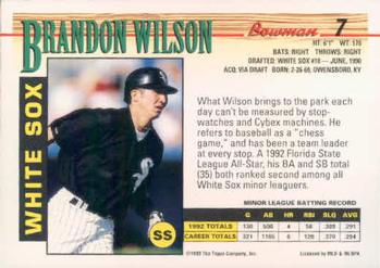Brandon Wilson  baseball card collectible - Main Image 2