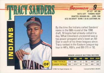 Tracy Sanders  baseball card collectible - Main Image 2