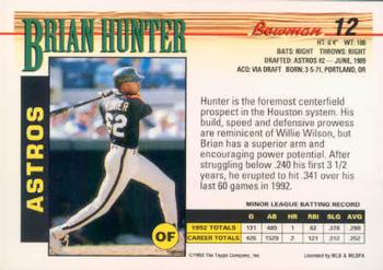 Brian Hunter  baseball card collectible - Main Image 2