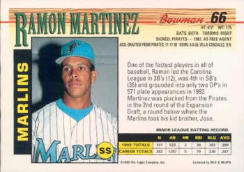 Ramon Martinez  baseball card collectible - Main Image 2
