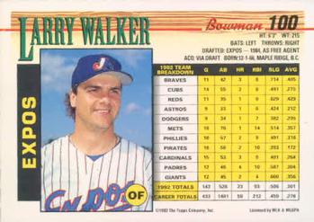 Larry Walker  baseball card collectible - Main Image 2