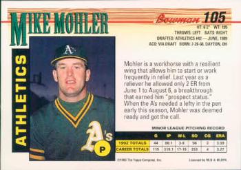 Mike Mohler  baseball card collectible - Main Image 2