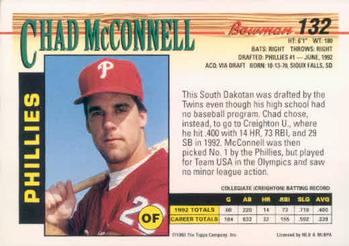 Chad McConnell  baseball card collectible - Main Image 2