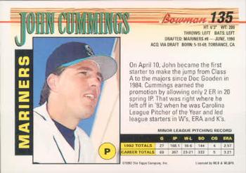 John Cummings  baseball card collectible - Main Image 2