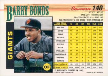 Barry Bonds  baseball card collectible - Main Image 2